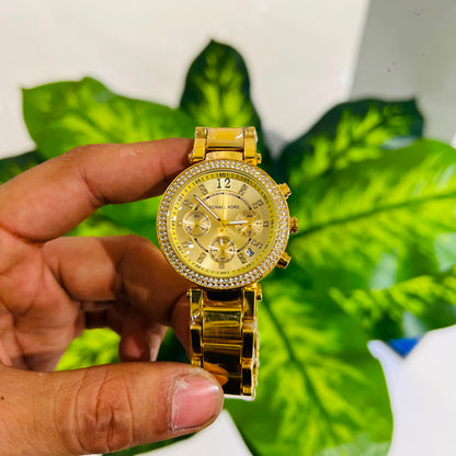 Girls watch mk gold