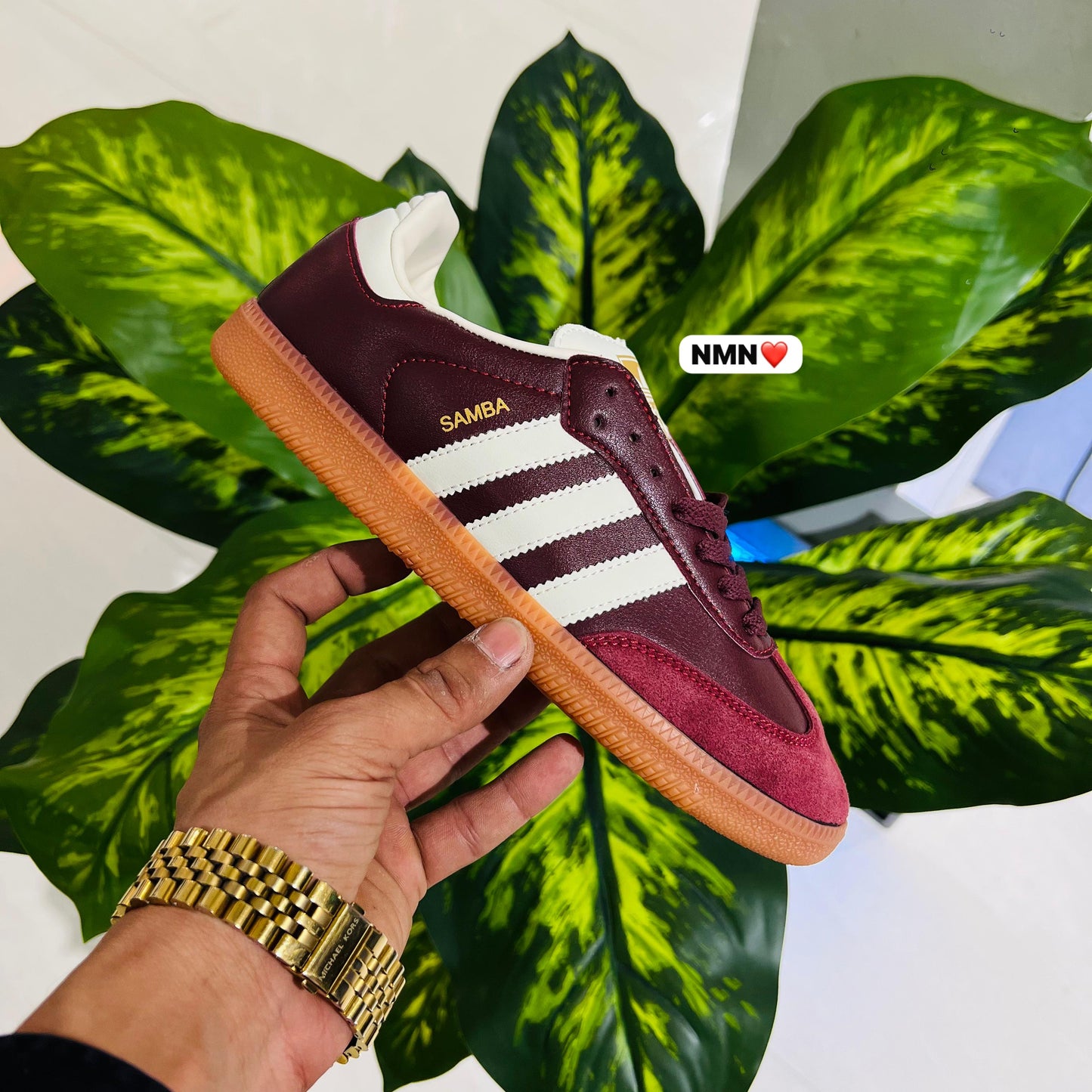 Shoes adidas samba wine mehroon