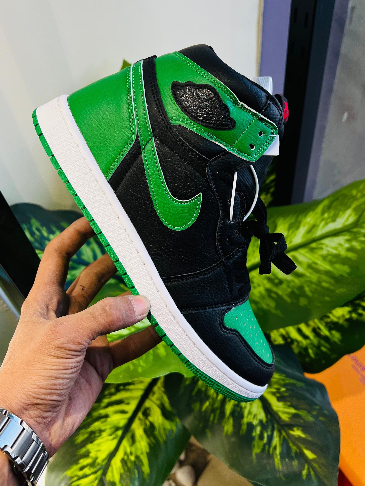 Shoes Nike air jordan 1 green black