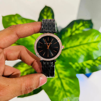 Girls watch mk black