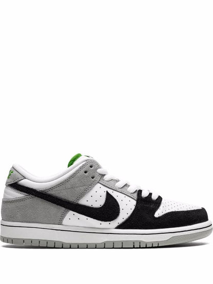 Shoes nike sb dunk grey black green chlorophyll