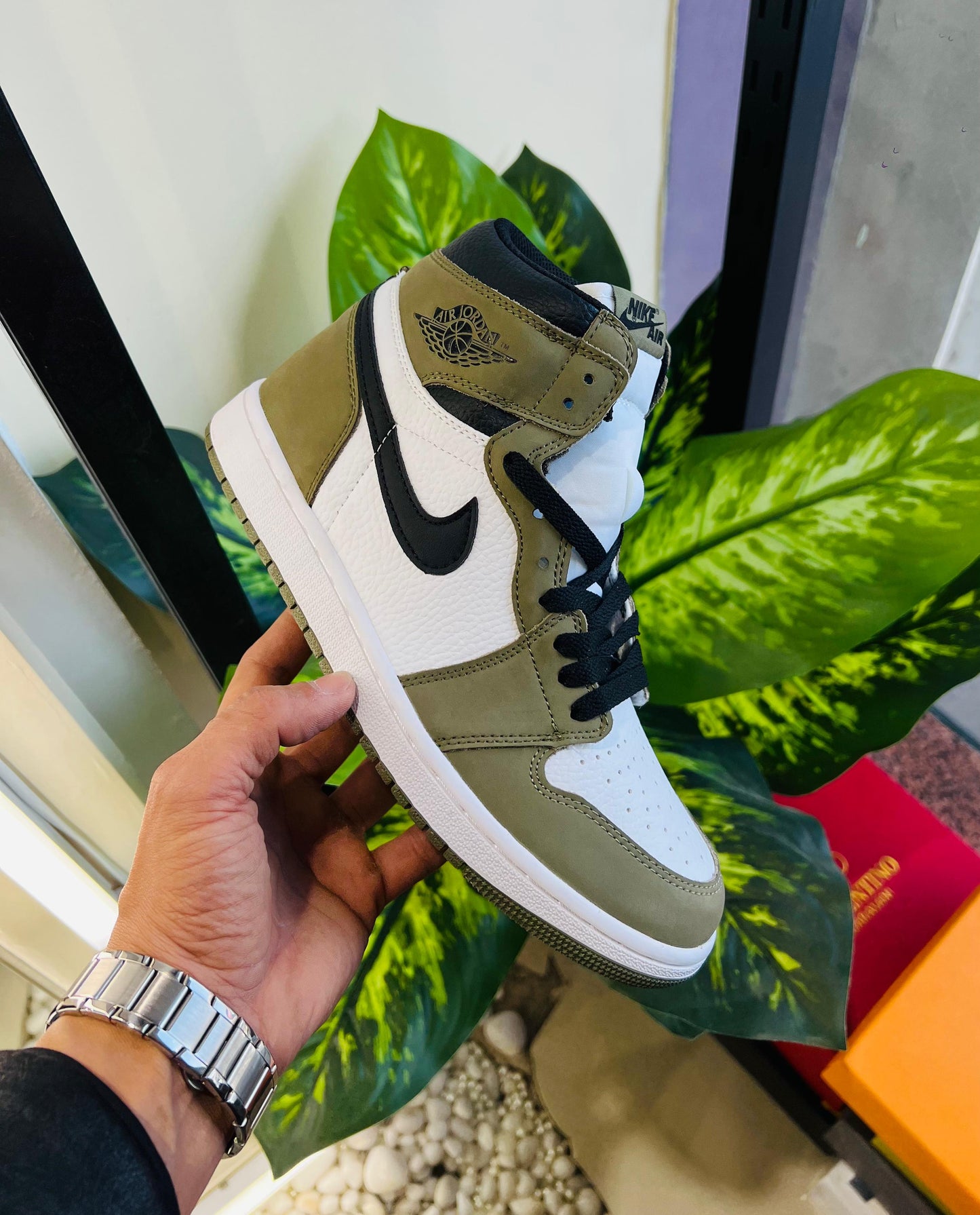 Shoes Nike air jordan 1 olive green