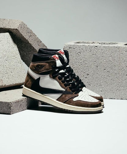 Shoes nike air jordan 1 x travis scott mocha