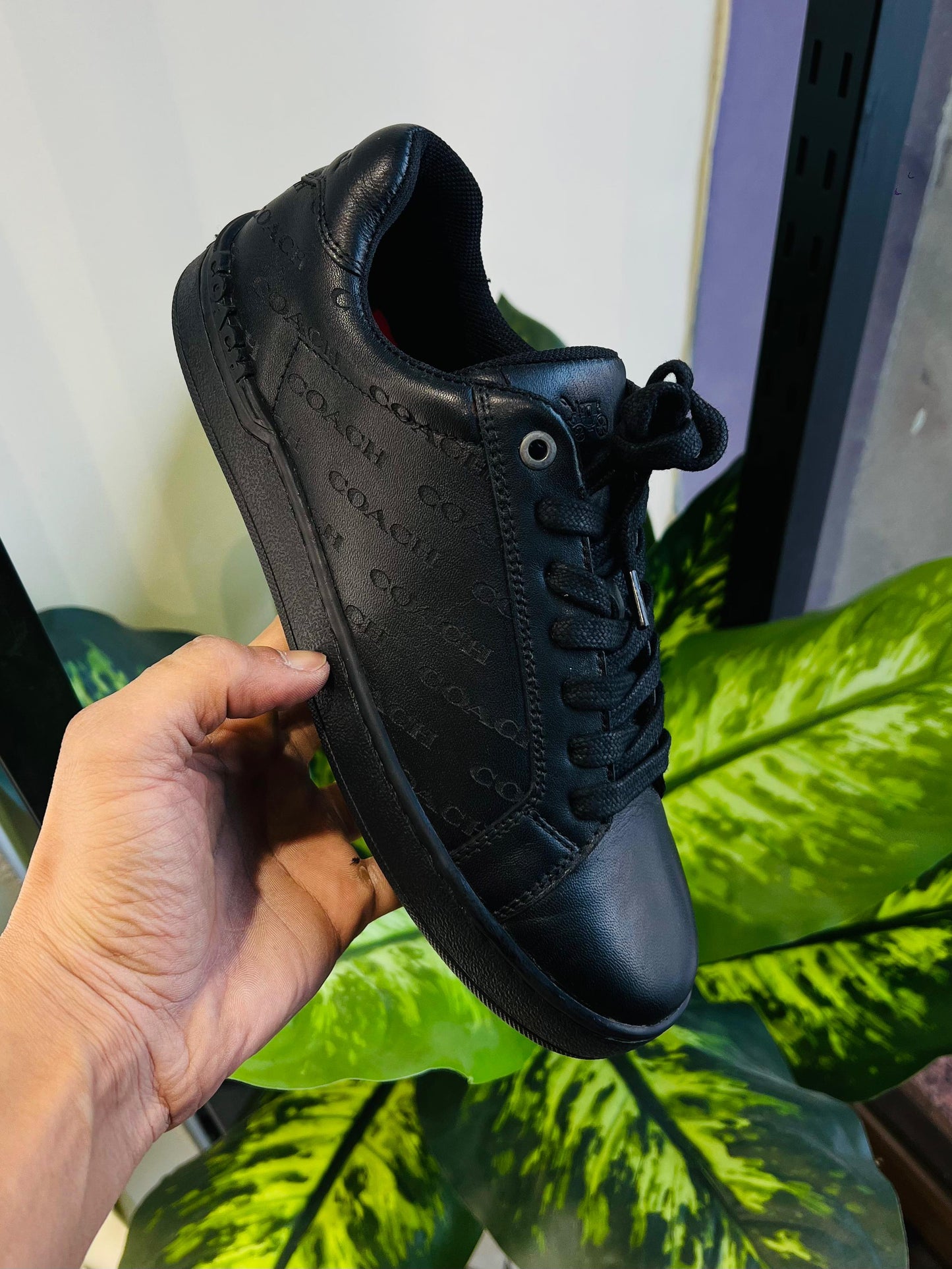 Shoes coach sneakers black