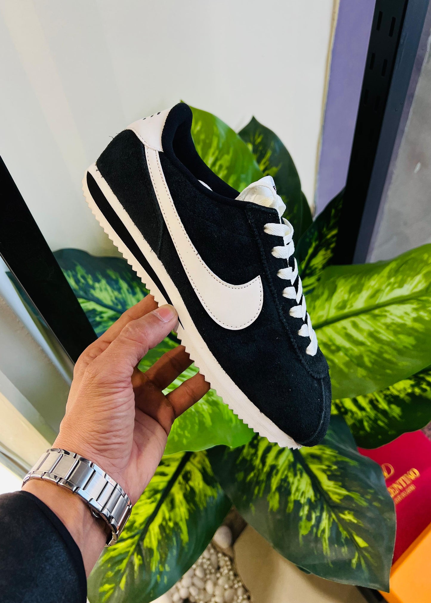 Shoes Nike cortez black suede