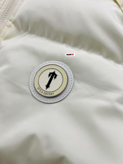 Jacket heavy trapstar pearl white