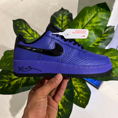 Shoes nike airforce 1 purple black 🐍 snake skin