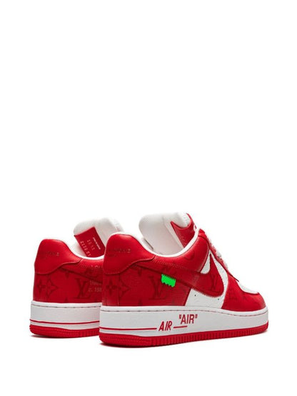 Shoes nike airforce 1 lv red monogram print