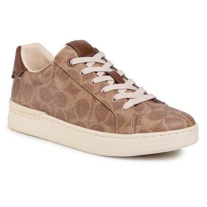 Shoes coach sneakers brown off white british tan