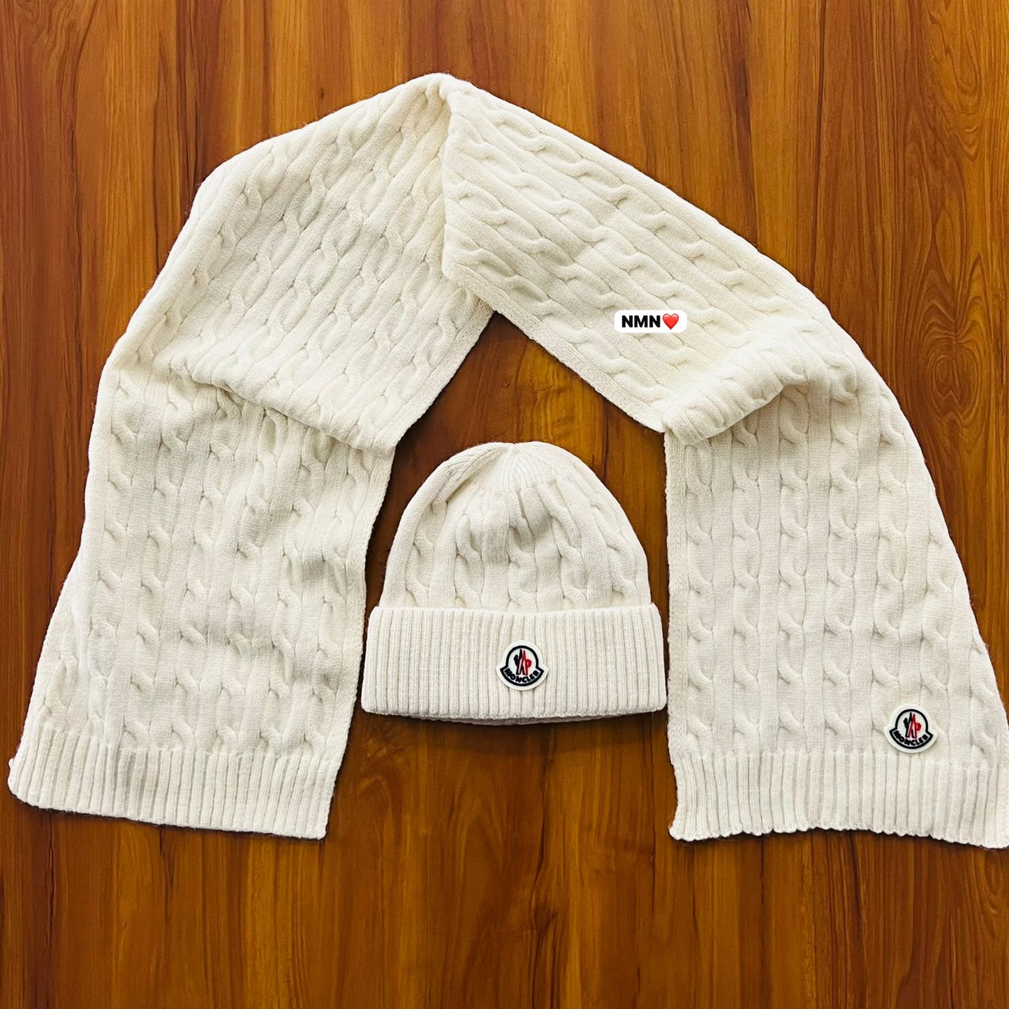 Winter cap and muffler set