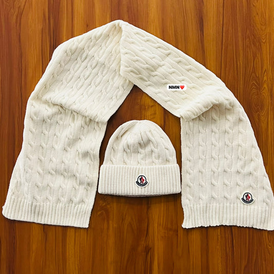 Winter cap and muffler set