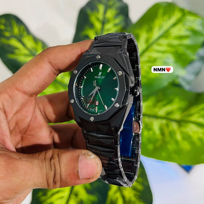 Watch hublot dark grey green