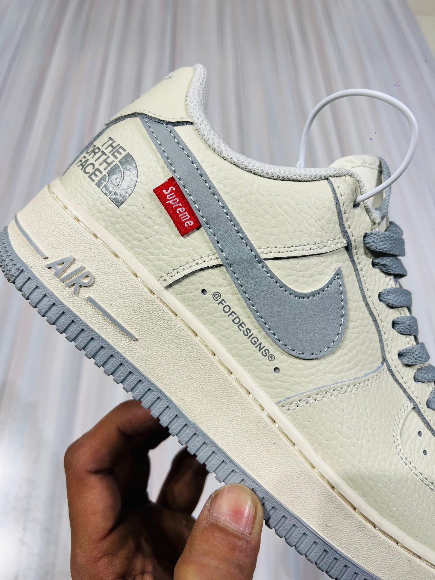 Shoes nike airforce 1 x the north face x supreme