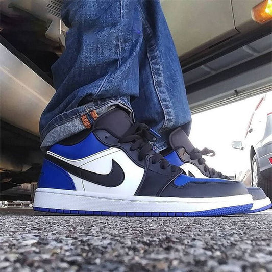 Shoes nike air jordan 1 blue low