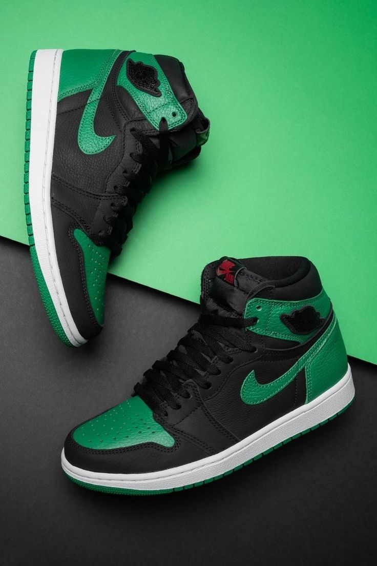 Shoes Nike air jordan 1 green black