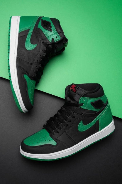 Shoes Nike air jordan 1 green black high