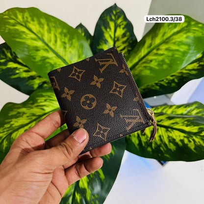 Card holder lv brown zip