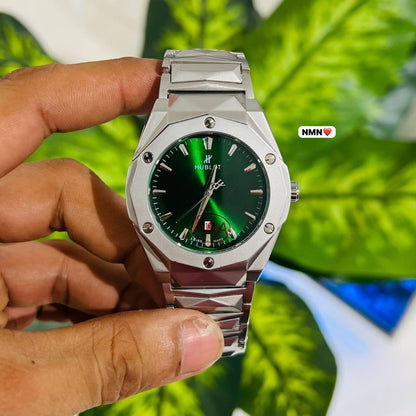 Watch hublot grey green