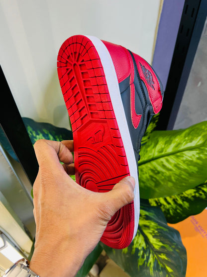 Shoes Nike air jordan 1 red black high
