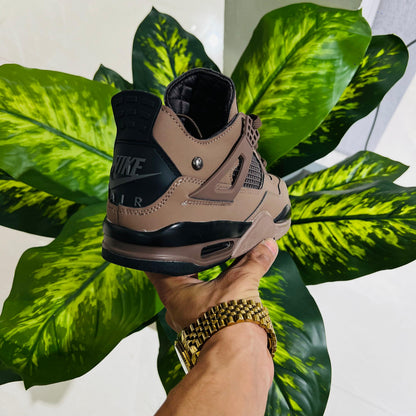 Shoes nike air jordan retro 4 flight brown shade