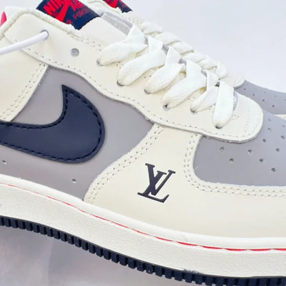 Shoes nike airforce 1 off white blue grey matching