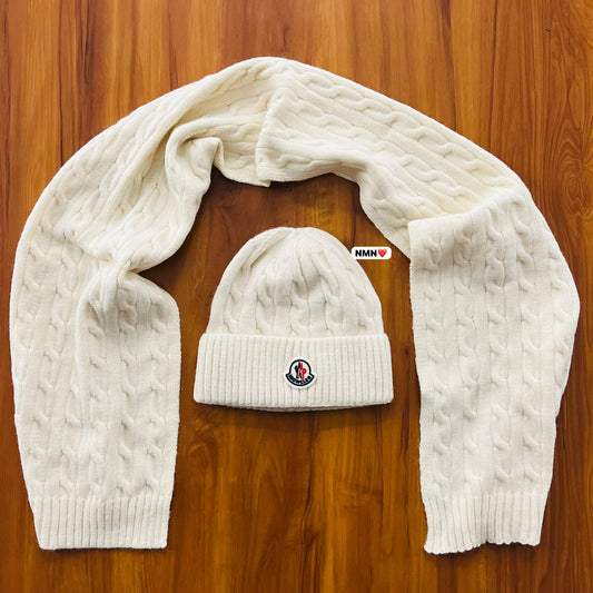 Winter cap and muffler set