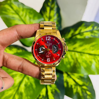 Watch tommy gold red