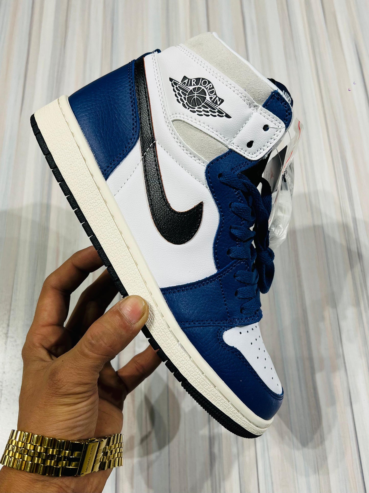 Shoes nike air jordan 1 blue 💙