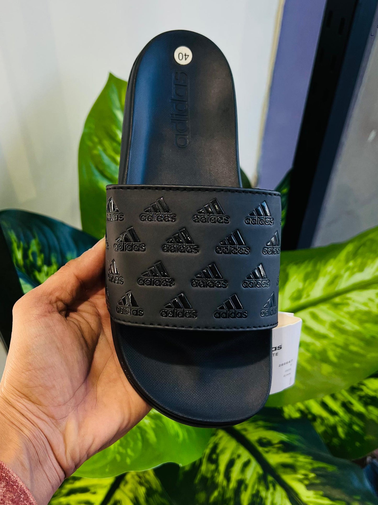 Slippers adidas black