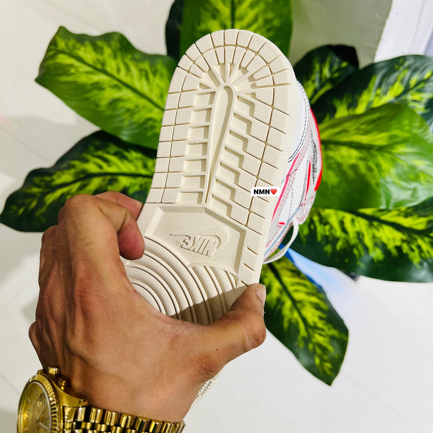 Shoes nike air jordan 1 off white red graphics british white cream