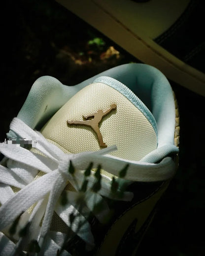 Shoes nike air jordan 1  low coconut milk cream black matching