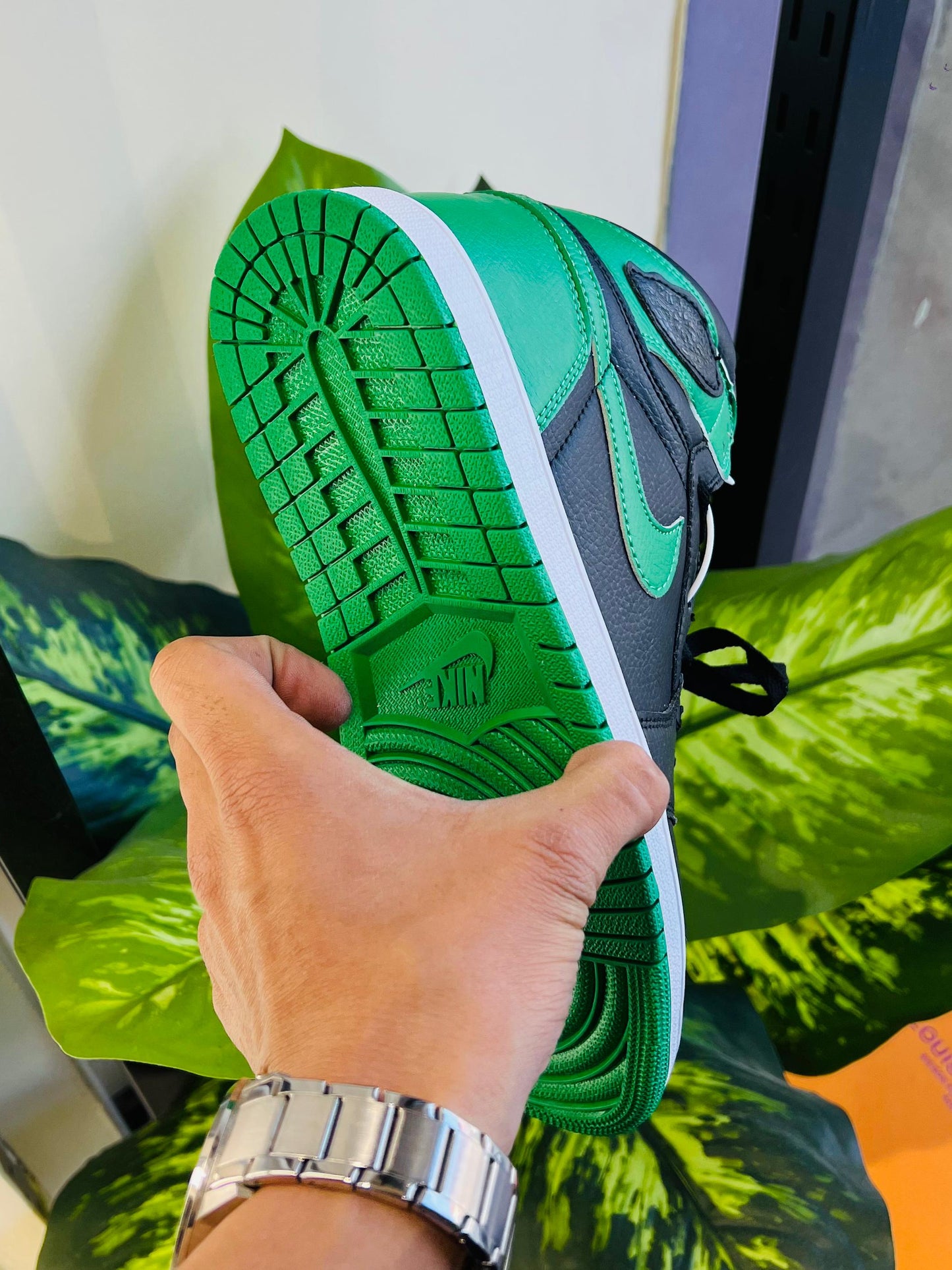 Shoes Nike air jordan 1 green black