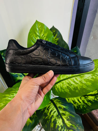 Shoes coach all black sneakers
