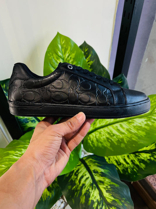 Shoes coach all black sneakers
