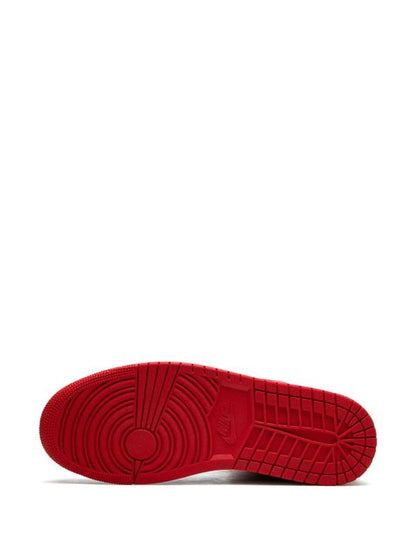 Shoes nike air jordan 1 black red alternate bread high