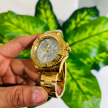 Watch rolex gold silver