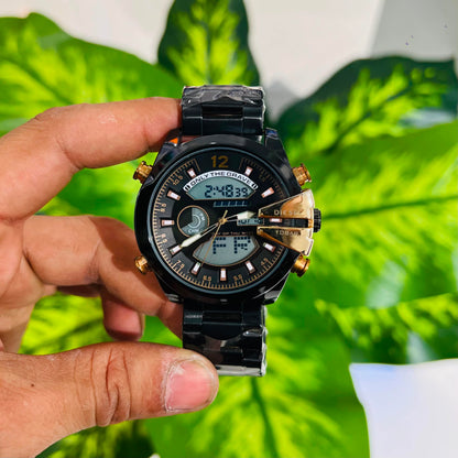 Watch diesel black rose gold digital