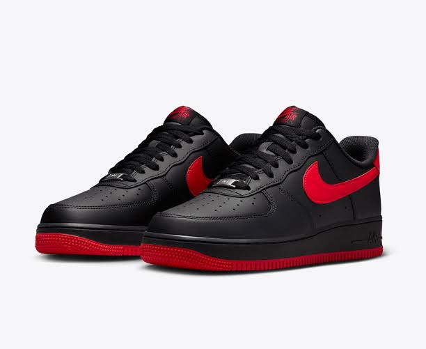 Shoes nike airforce 1 black red