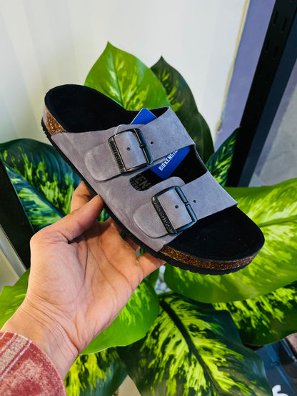 Slippers birkinstock denim blue