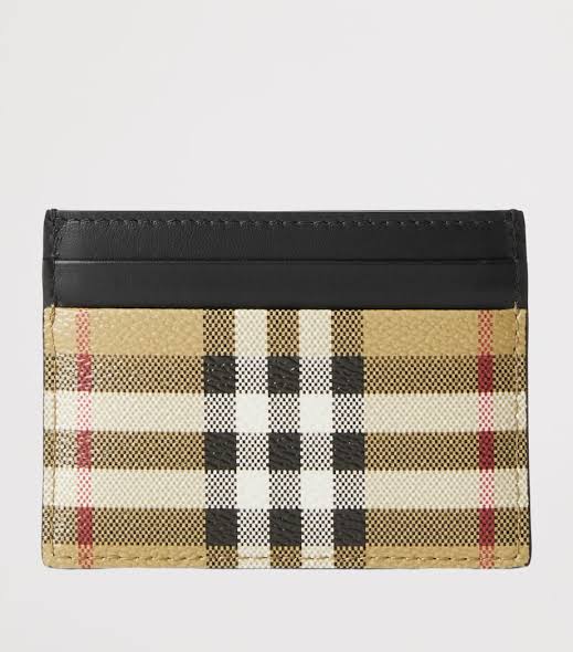 Card holder burberry print