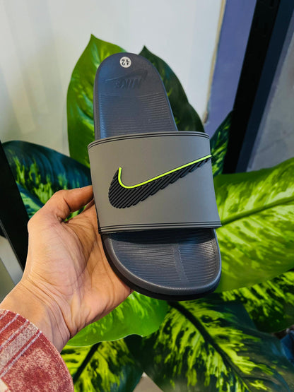 Slippers nike grey