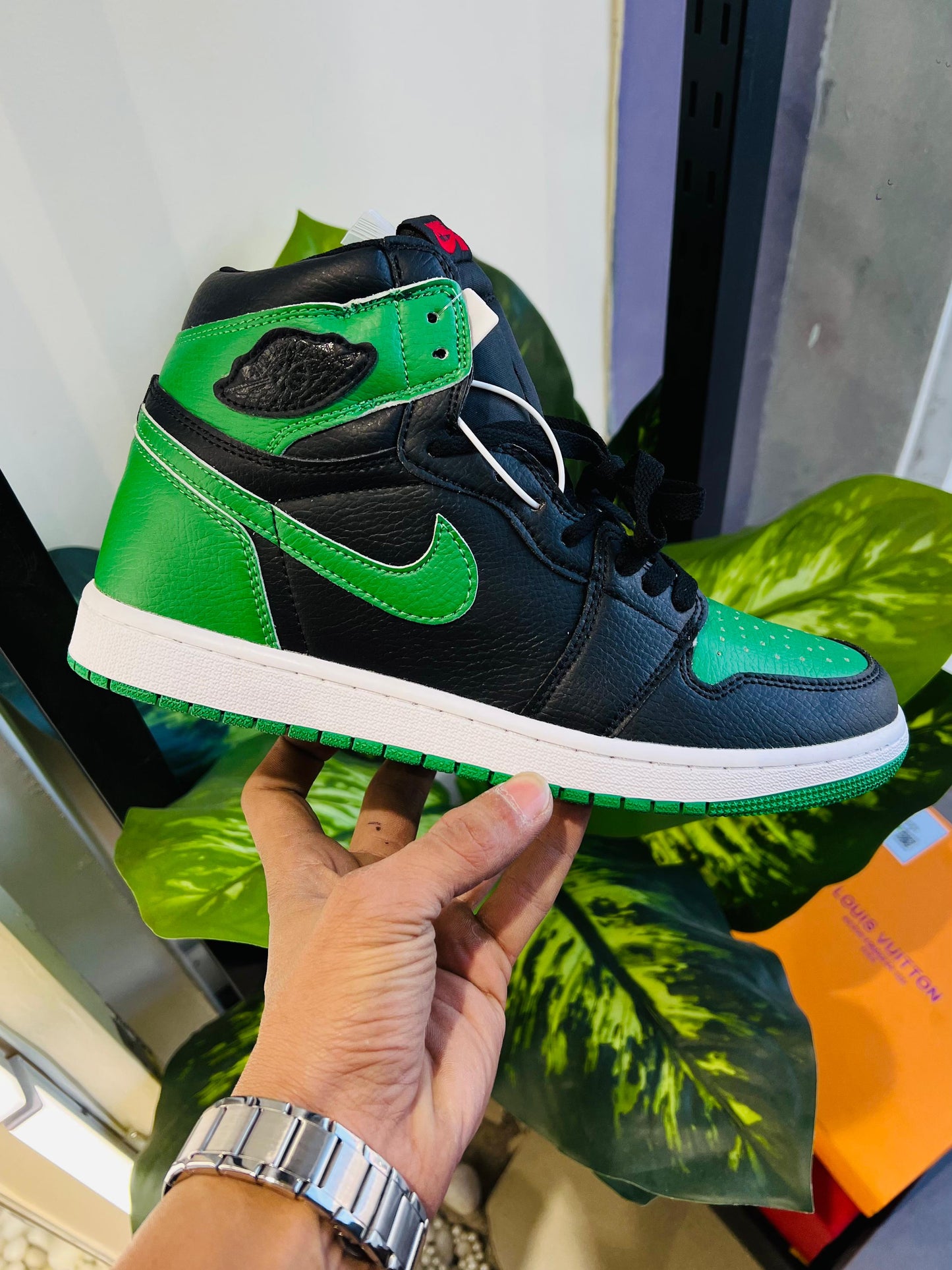 Shoes Nike air jordan 1 green black