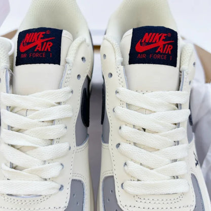 Shoes nike airforce 1 off white blue grey matching