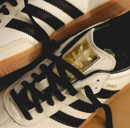Shoes adidas samba sand tone cream off white black bones