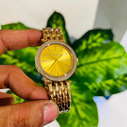 Girls watch mk gold