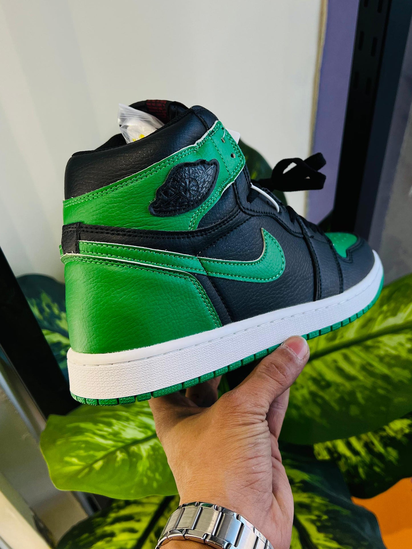 Shoes Nike air jordan 1 green black