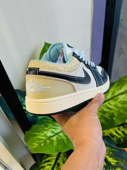 Shoes nike air jordan 1  low coconut milk cream black matching