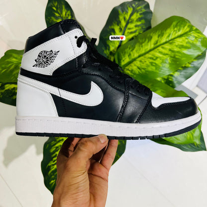 Shoes nike air jordan retro 1 panda style black white