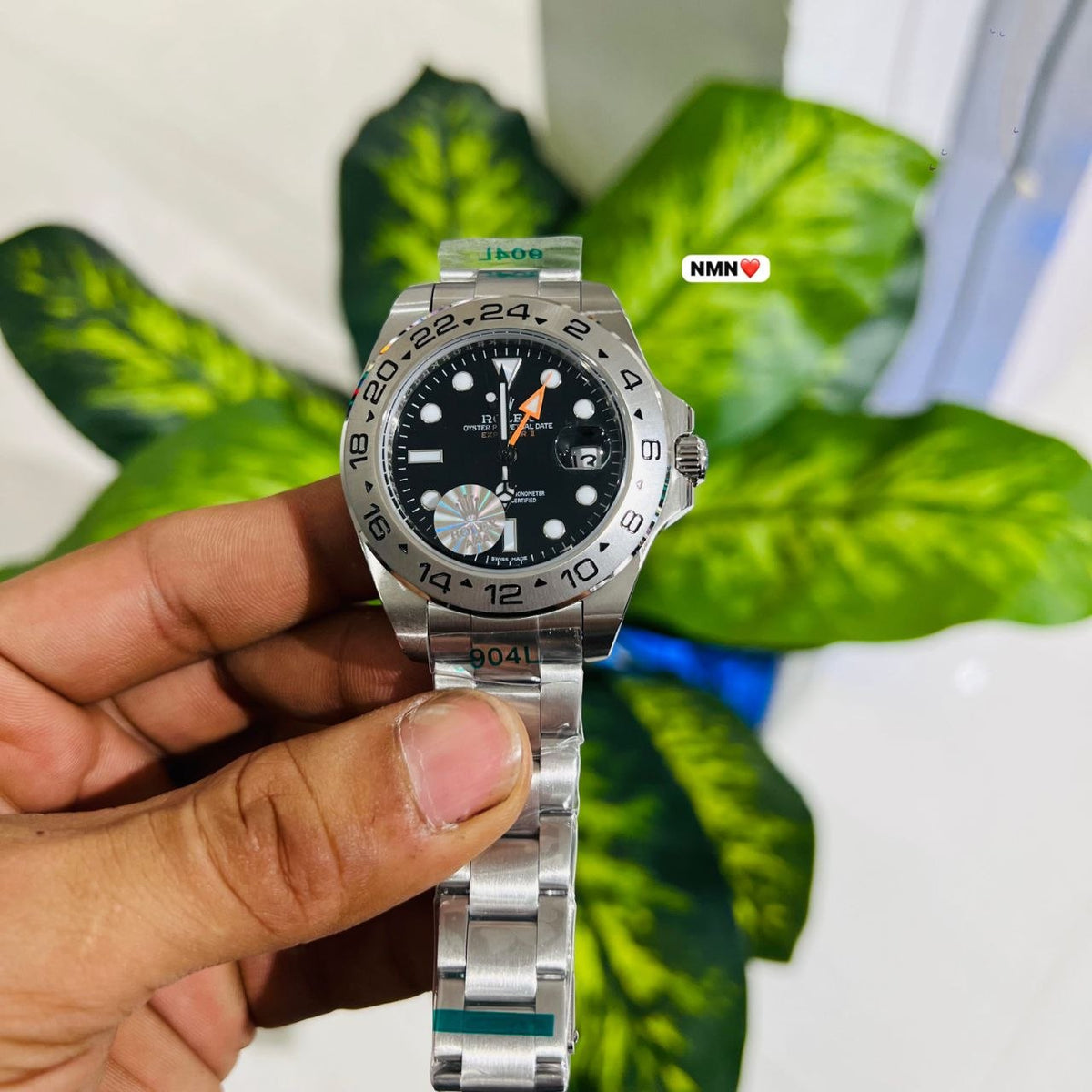 Watch premium rolex gold green (Copy 8)