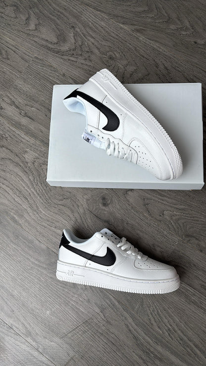 Shoes nike airforce 1 white black swoosh